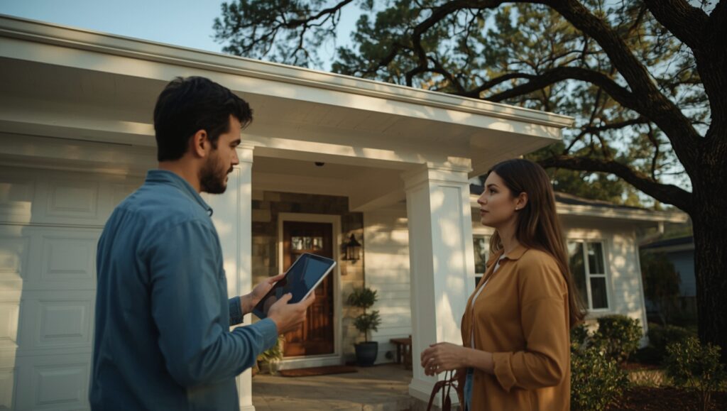 Professional San Antonio holiday light installation consultation booking schedule with festive decorations