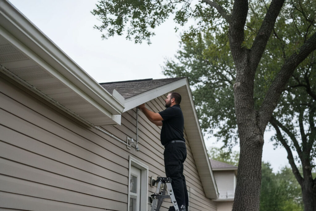 Weather-resistant permanent LED lights installation in San Antonio, Texas